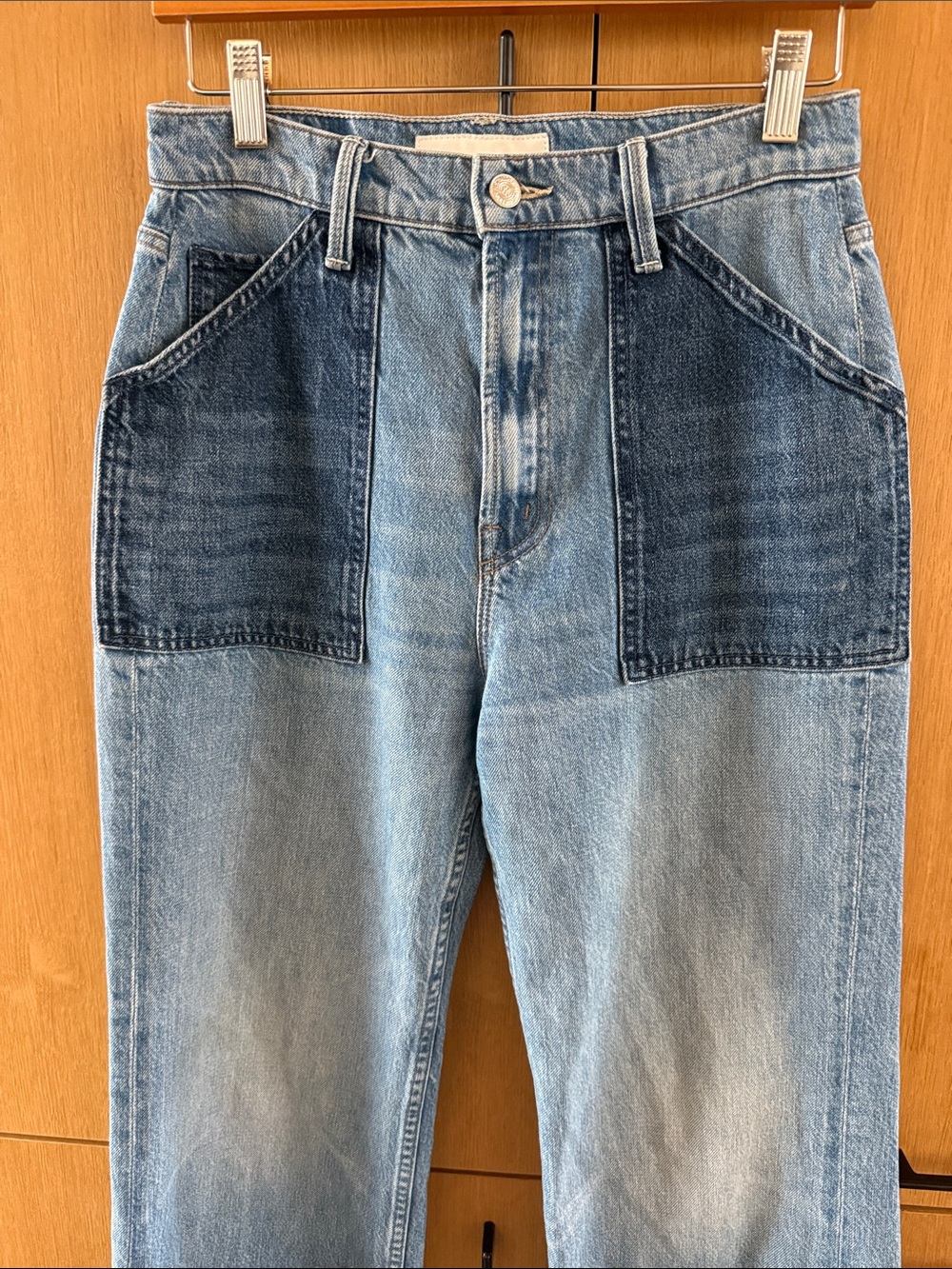 MOTHER Denim Jeana The Patch Maven Heel in Love Triangle Size 27 - Picture 5 of 16